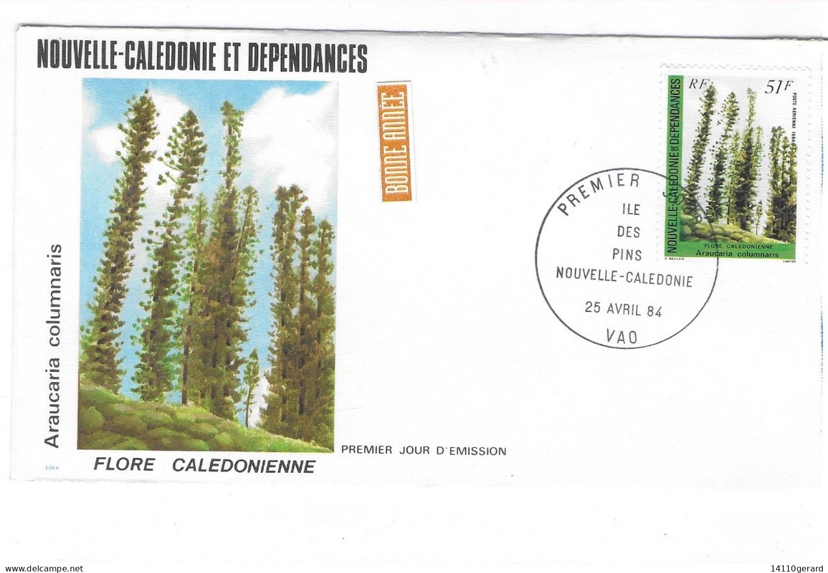NOUVELLE -CALÉDONIE ET DÉPENDANCES  FLORE CALÉDONIENNE 25 Avril 1984 - Used Stamps