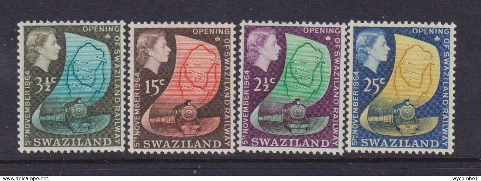 SWAZILAND -  1964 Railway Set  Hinged Mint - Swasiland (...-1967)