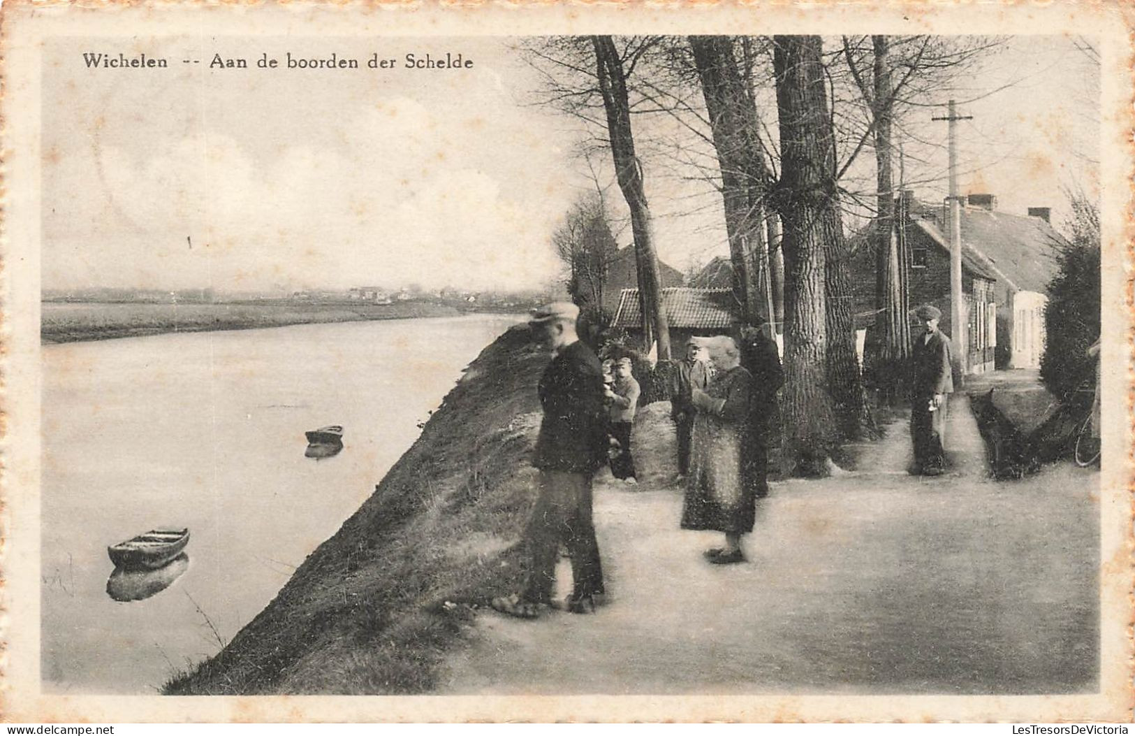 BELGIQUE - Wichelen - Sur Les Rives De L'Escaut - Carte Postale Ancienne - Wichelen