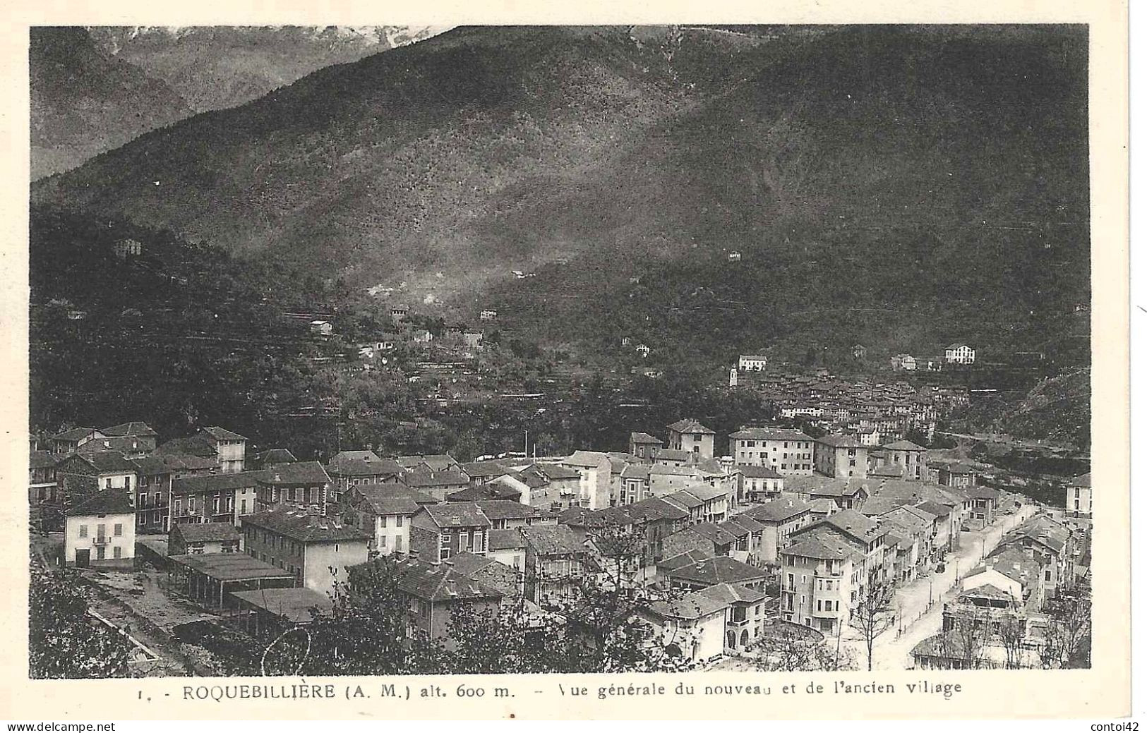 06 ROQUEBILLIERE VUE GENERALE N°1 VALLEE DE LA VESUBIE ALPES MARITIMES - Roquebilliere