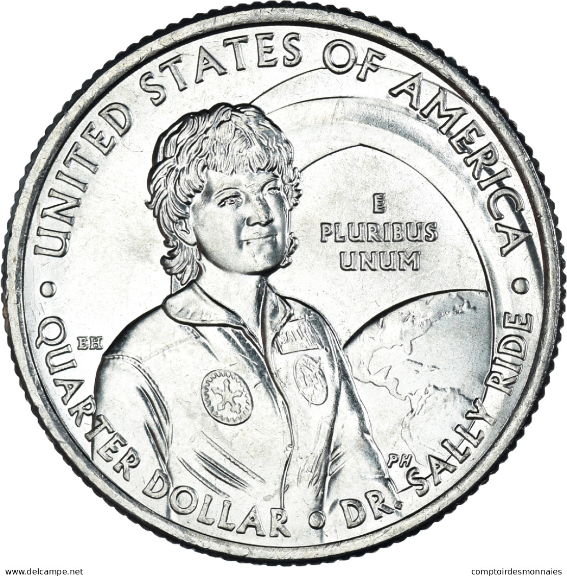 Monnaie, États-Unis, Quarter Dollar, 2022, Philadelphie, Dr. Sally Ride, SPL - Gedenkmünzen