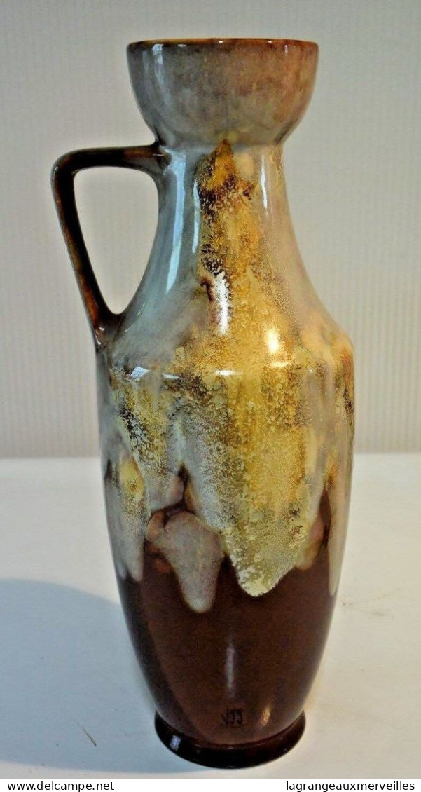C122 Grand Vase Soliflore En Grès Germany 30 - Other & Unclassified