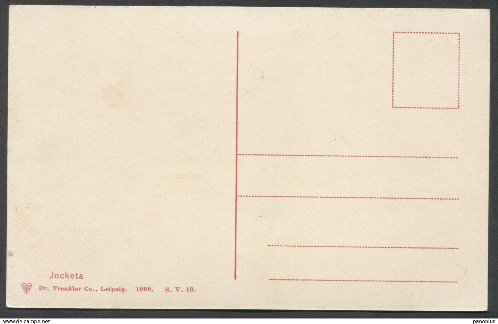 JOCKETA VOGTLANDISCHE SCHWEIZ GERMANY, Year 1908 - Pöhl