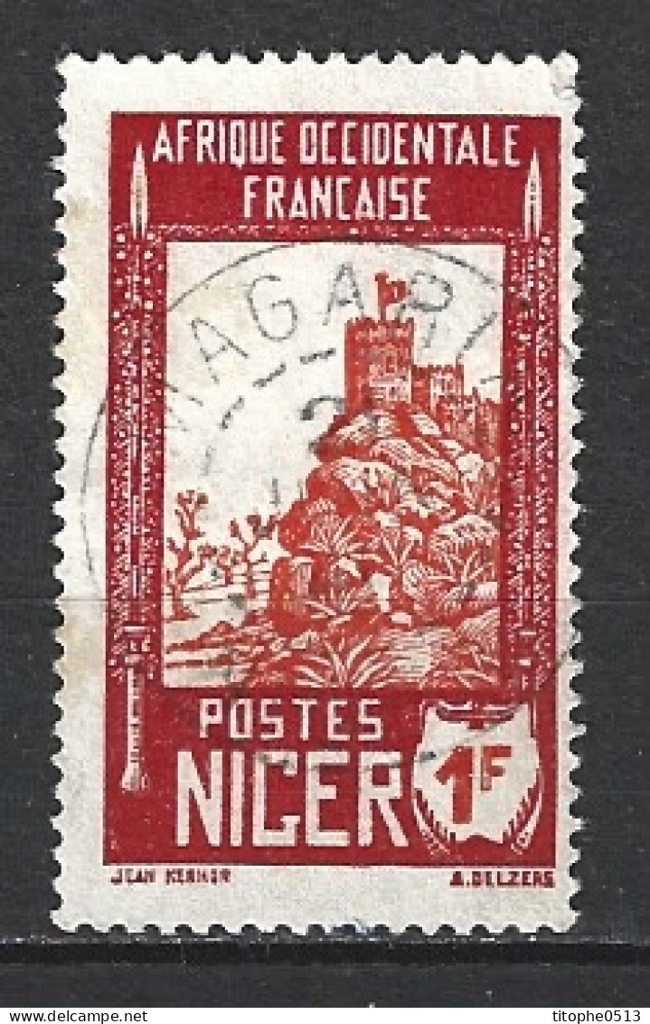 NIGER. N°45A Oblitéré De 1926-38. Forteresse De Zinder. - Gebruikt