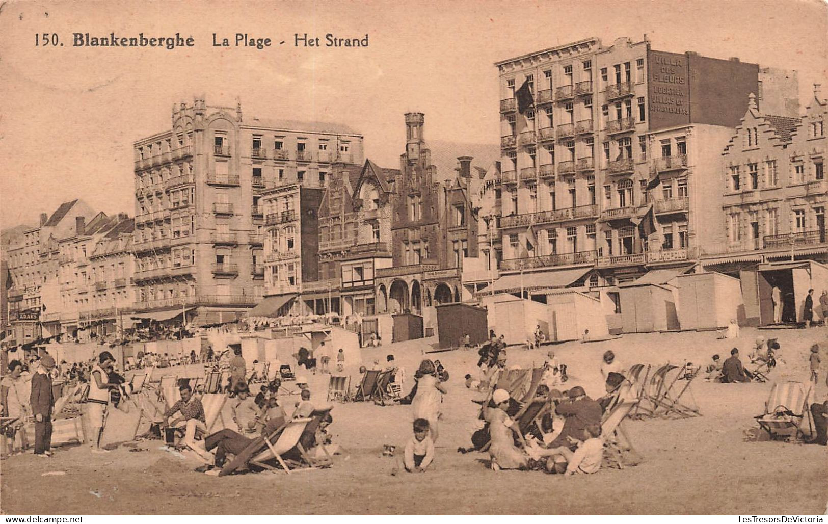 BELGIQUE - Blankenberge - La Plage - Animé - Carte Postale Ancienne - Blankenberge