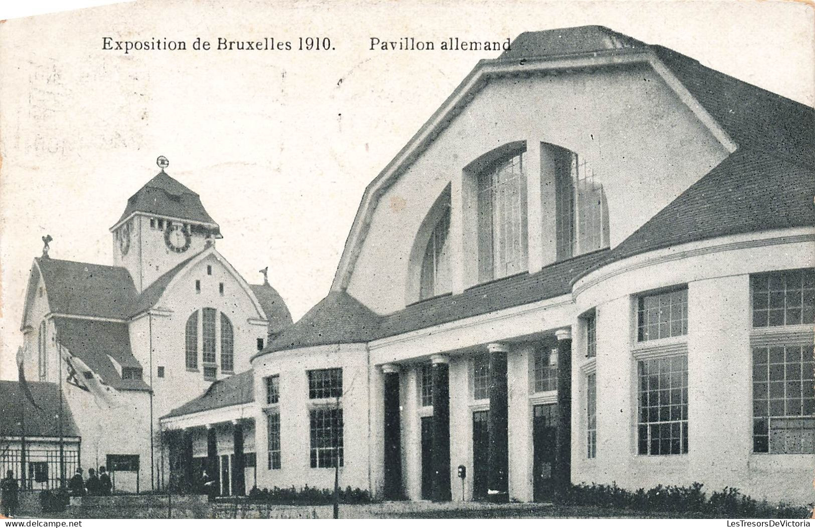 BELGIQUE - Exposistion De Bruxelles 1910 - Pavillon Allemand - Cartes Postales Ancienne - Exposiciones Universales