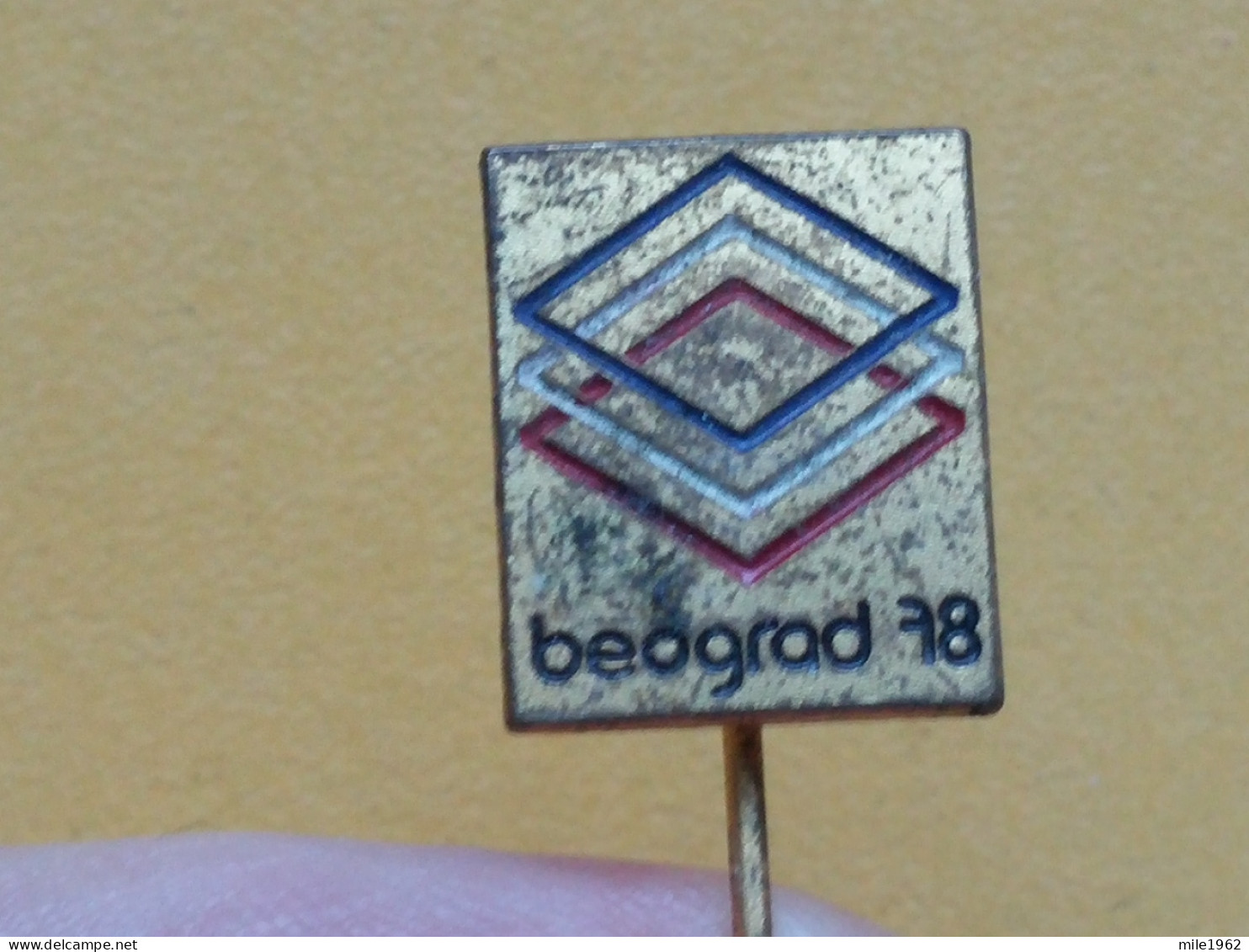 Badge Z-52-1 - BOX, BOXE,- BOXING TOURNAMENT BEOGRAD 78, SERBIA, BELGRADE - Boxen