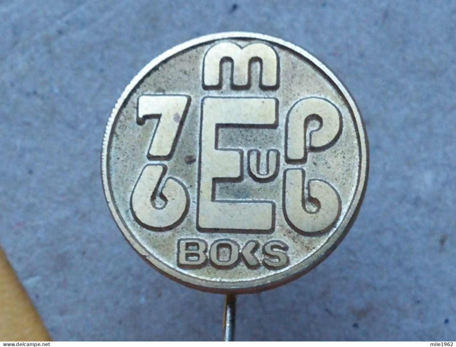 Badge Z-52-1 - BOX, BOXE, BOXING EU 1976 - Boxeo