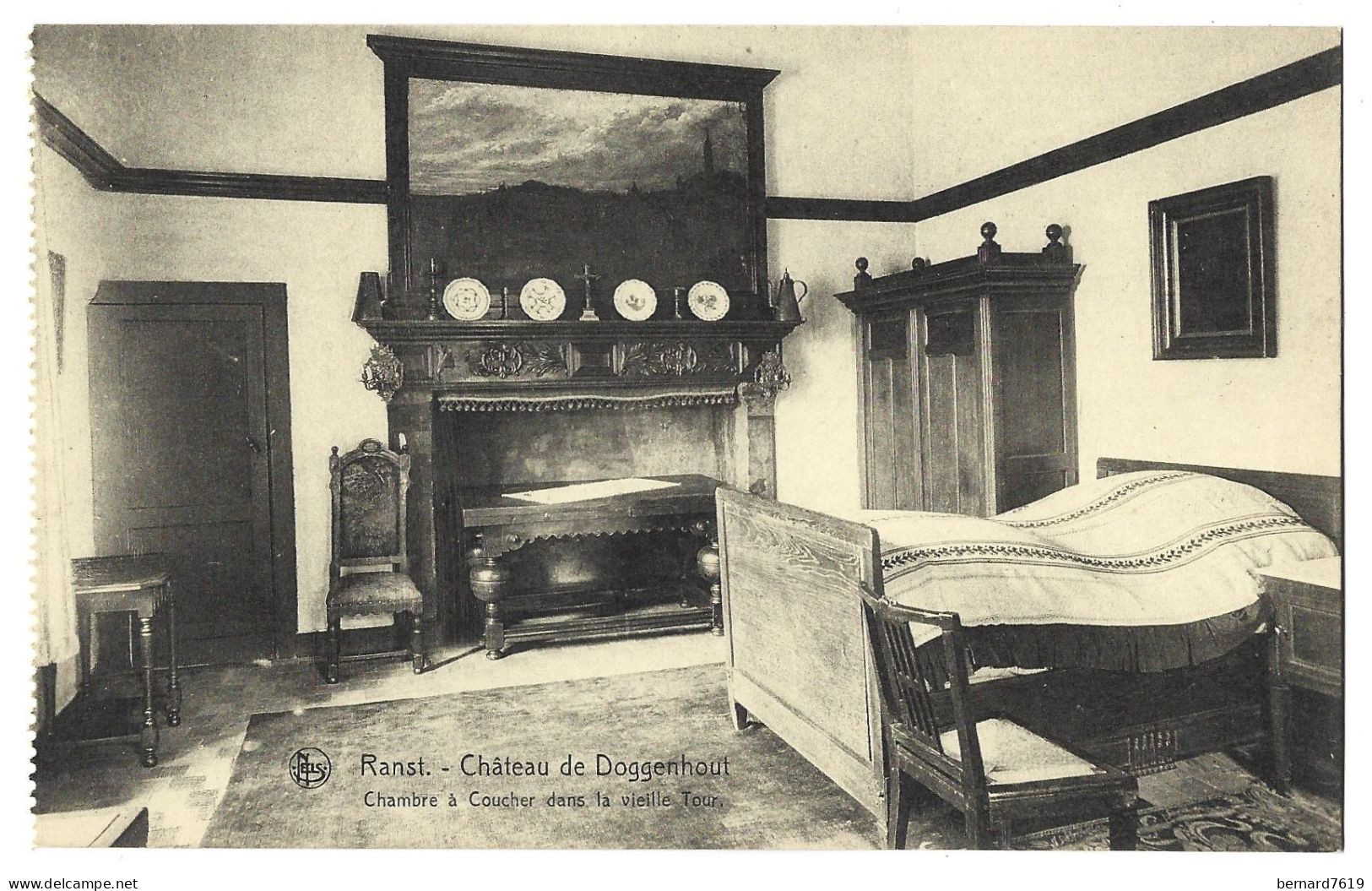 Belgique  -  Ranst  -   Chateau De Doggenhout - La Chambre A Coucher Dans La Vieille Tour - Ranst