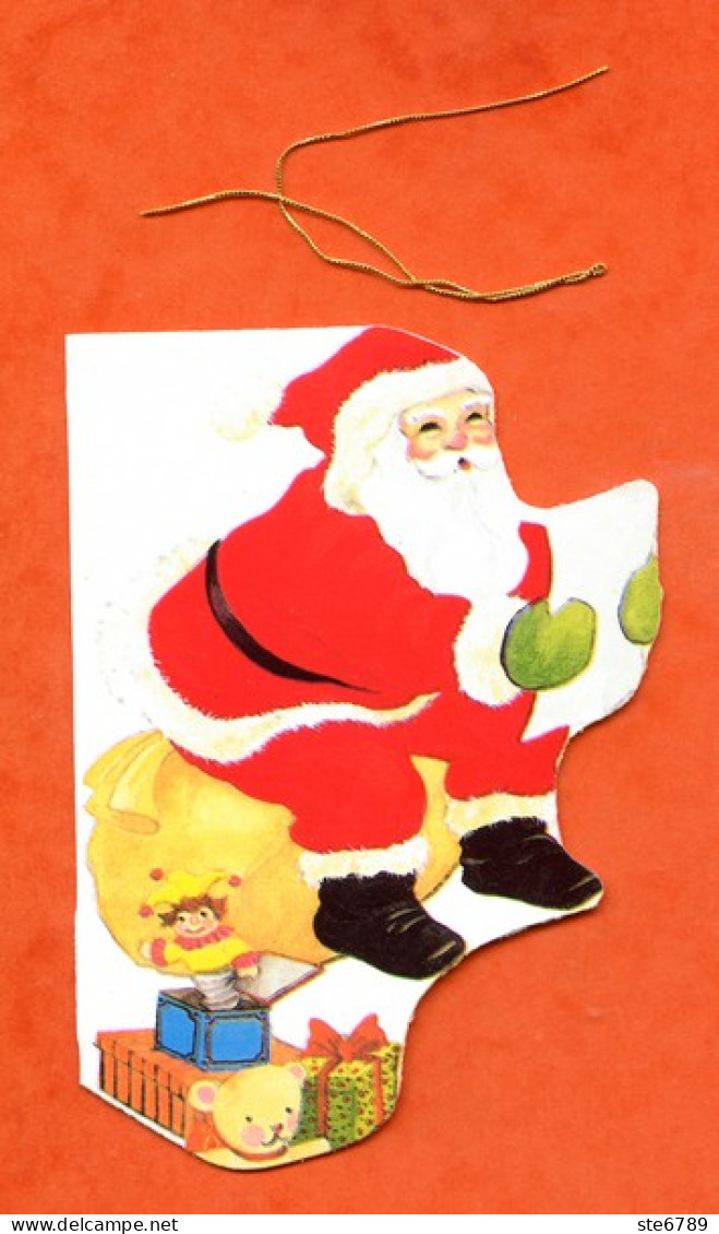 Etiquette Cadeau Pere Noel Mini Carte 7 - Father Xmas