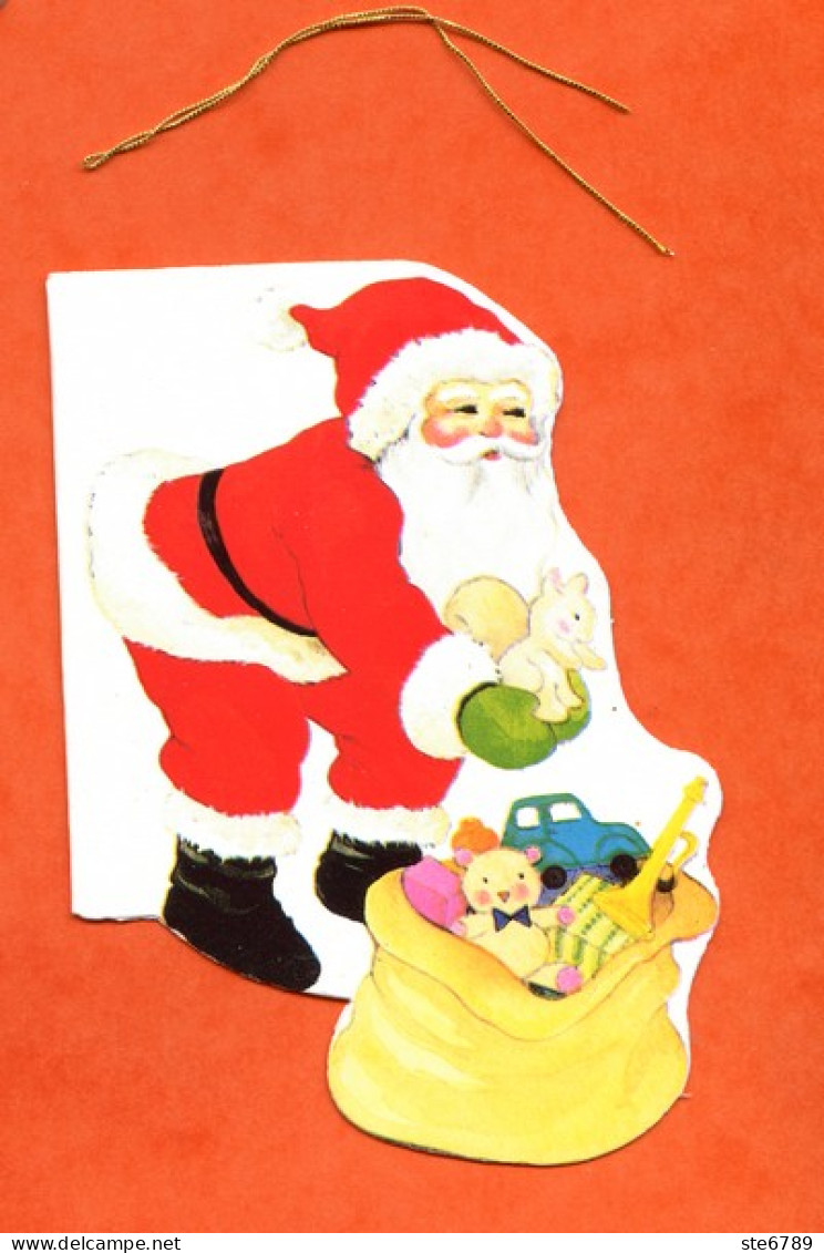 Etiquette Cadeau Pere Noel Mini Carte 6 - Father Xmas