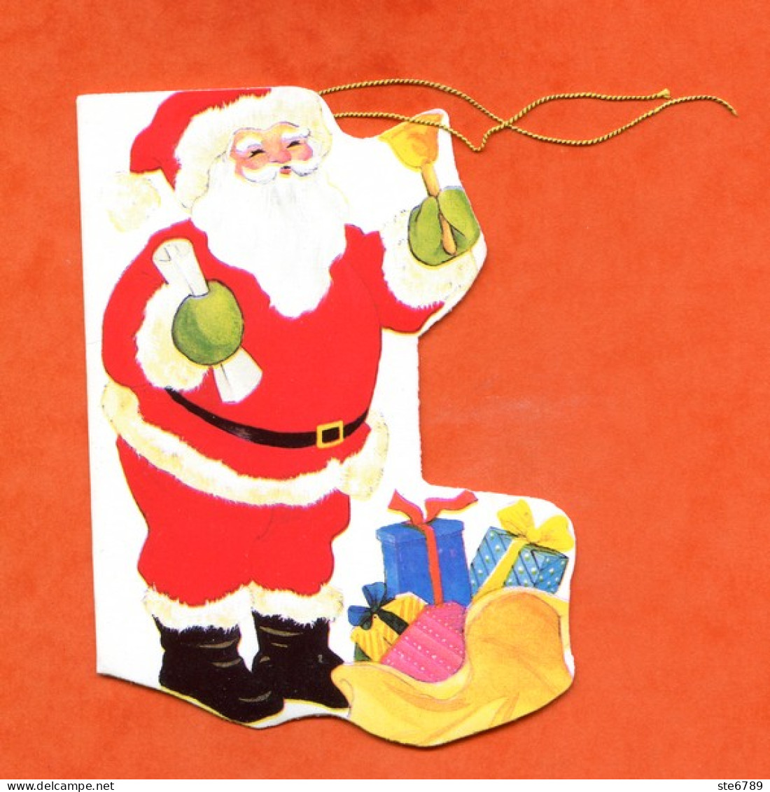 Etiquette Cadeau Pere Noel Mini Carte 4 - Weihnachtsmänner