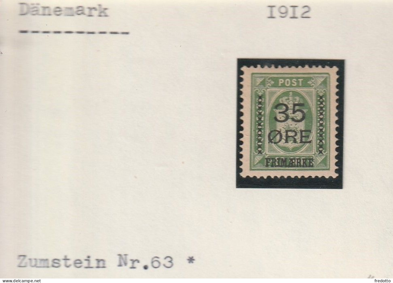 Dänemark  -Briefmarke Ungebraucht * - Neufs