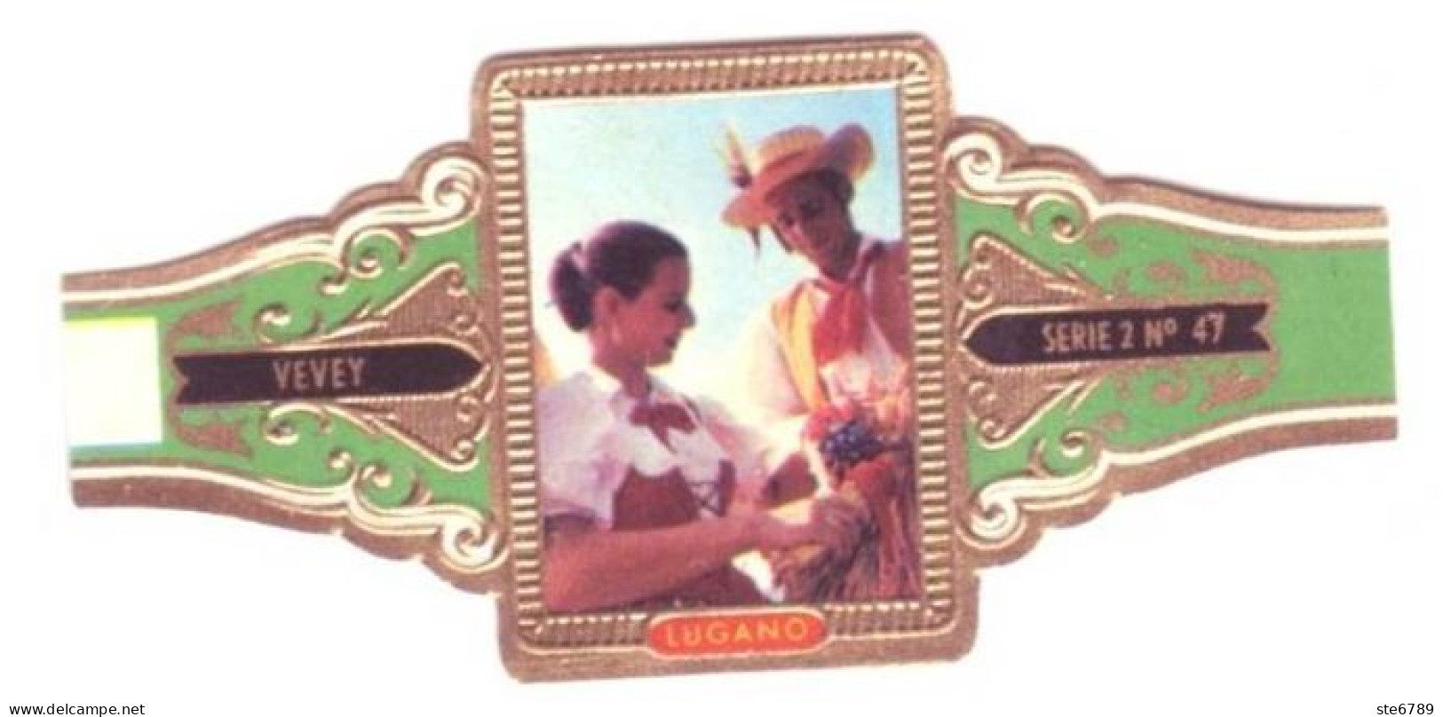 Bague De Cigare Suisse VEVEY  N° 47 Cigar Bands - Bagues De Cigares