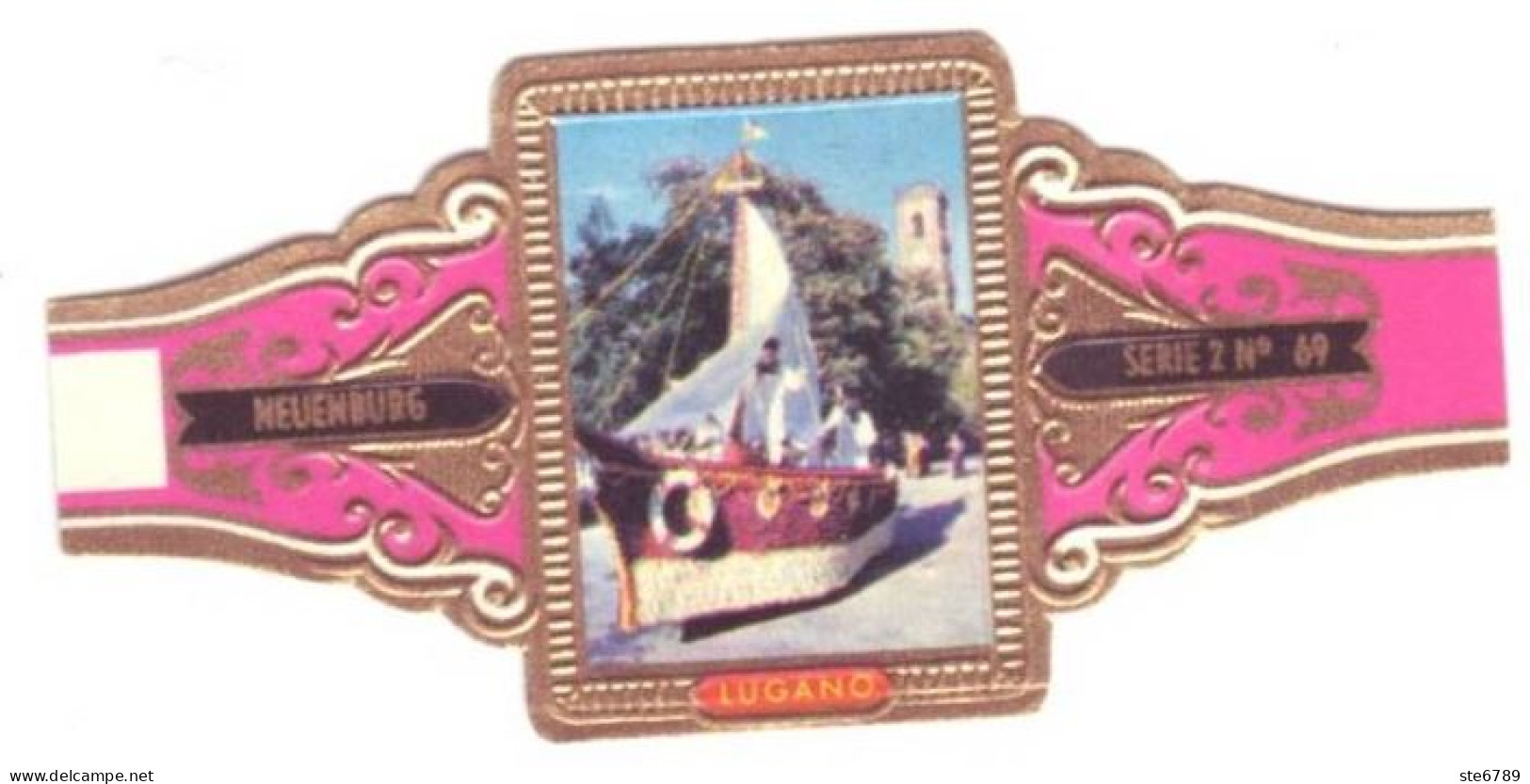 Bague De Cigare Suisse NEUENBURG  N° 69 Cigar Bands - Bagues De Cigares