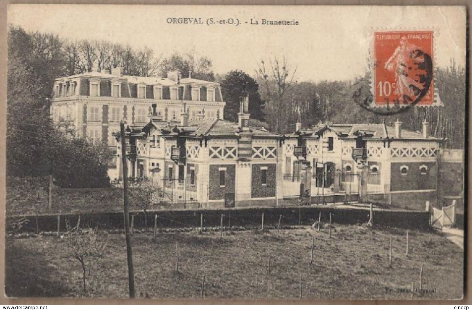 CPA 78 - ORGEVAL - La Brunetterie - TB PLAN Edifice - Orgeval