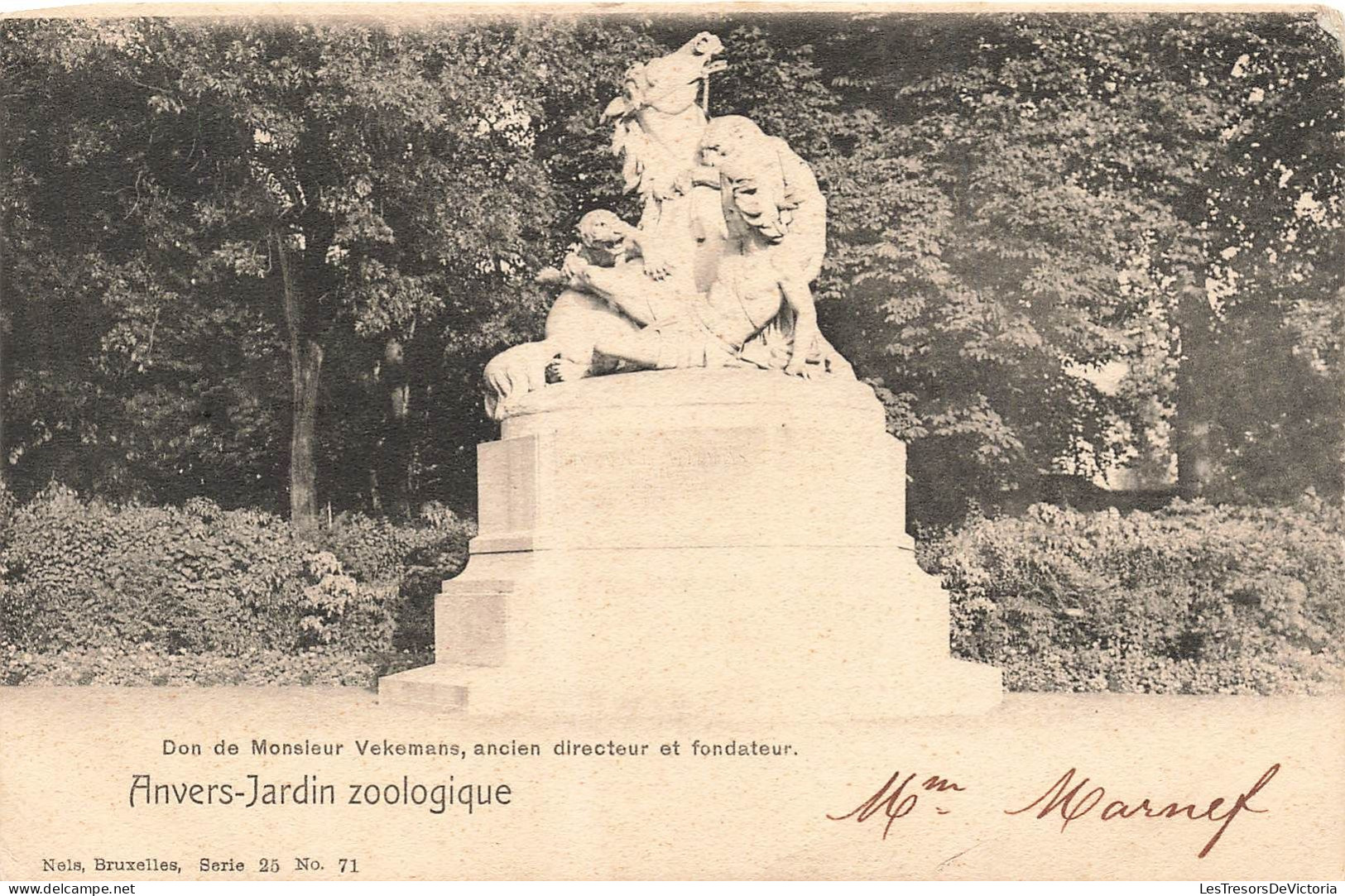 BELGIQUE - Anvers - Jardin Zoologique - Ancien Directeur Et Fondateur - Carte Postale Ancienne - Autres & Non Classés