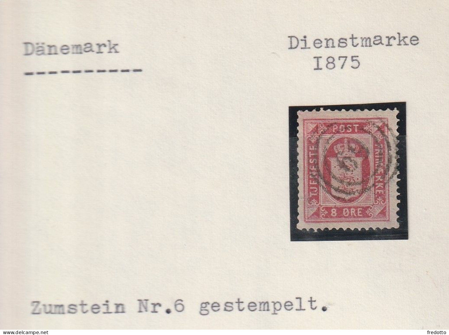 Dänemark  -Briefmarke Gestempelt - Officials