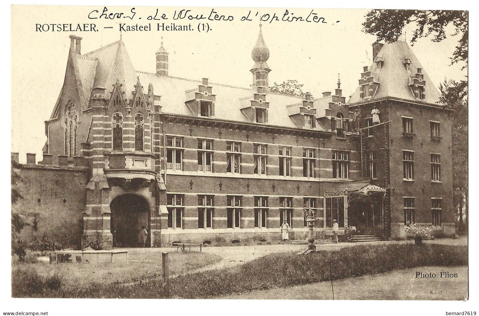 Belgique  -  Rotselaer  -  Kasteel Heikant  - Chevalier S De Wouters D'oplinder - Sint-Pieters-Leeuw