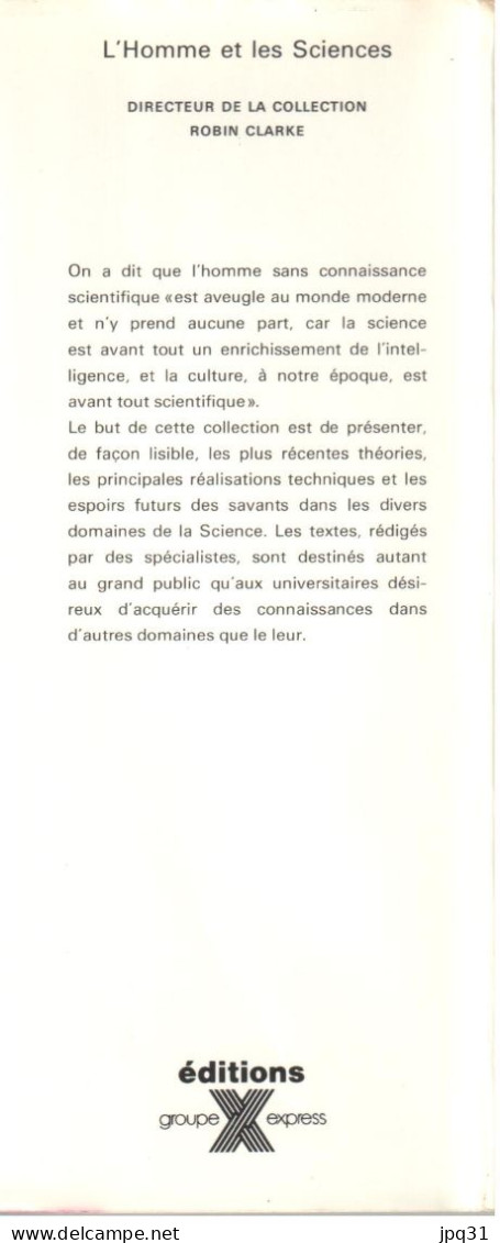 Keith Oatley - Notre cerveau - Express / L'homme et les sciences - 1971