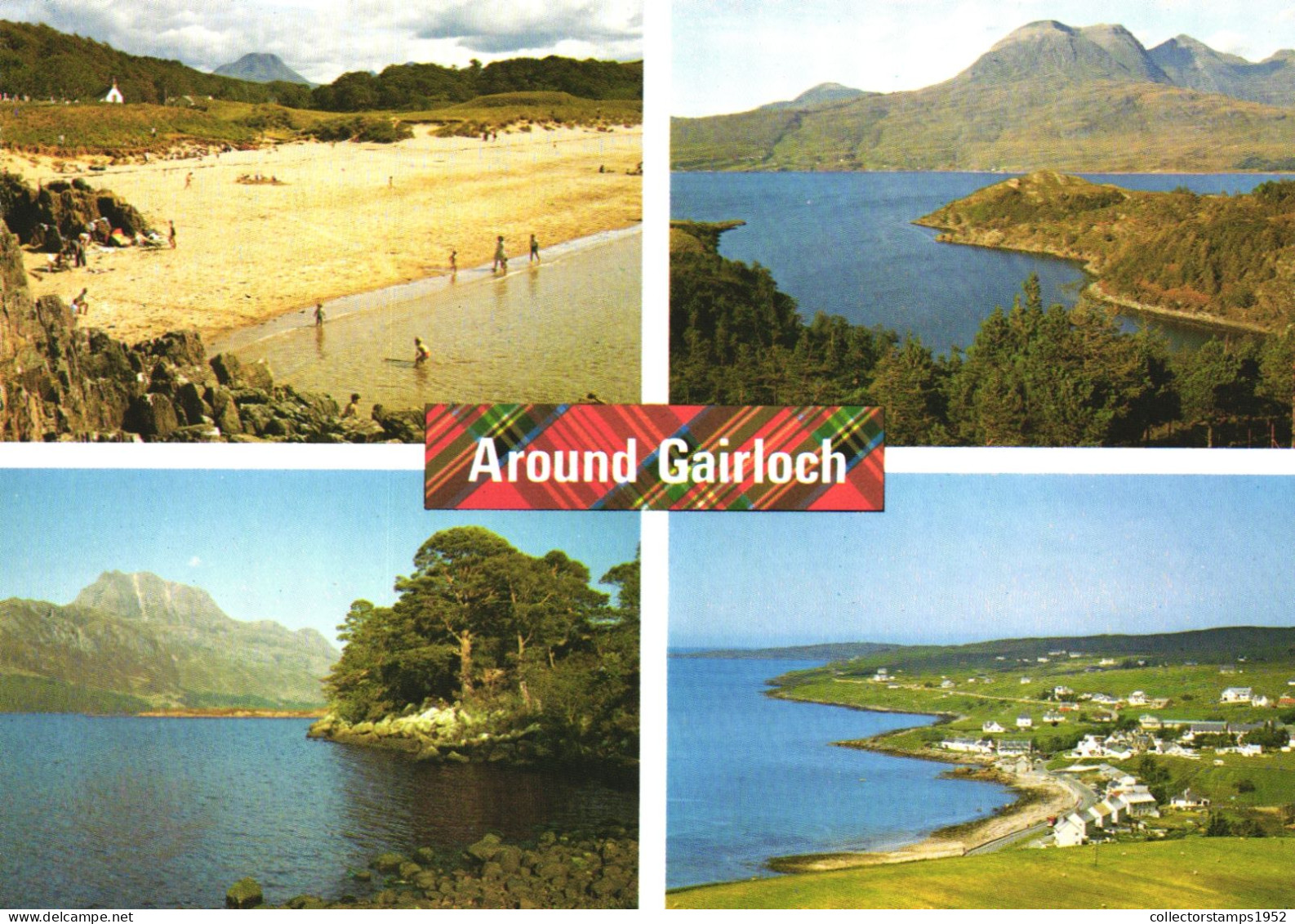 GAIRLOCH, ROSS AND CROMARTY, MULTIPLE VIEWS, BEACH, MOUNTAIN, ARCHITECTURE, GOLDEN SANDS, SCOTLAND, UNITED KINGDOM - Ross & Cromarty