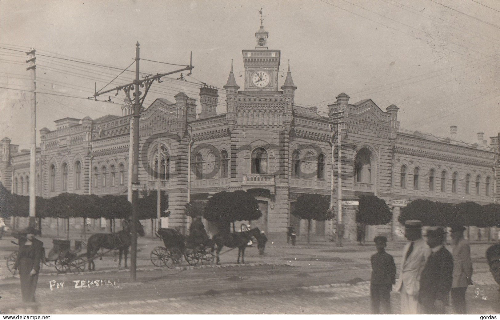 Moldova - Bessarabia - Chisinau - Kishinev - Primaria - His. Romania - Trasura  - Carriage - Moldavie