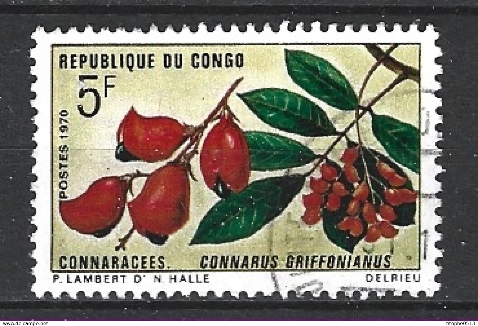 CONGO. N°271 Oblitéré De 1970. Plante Médicinale. - Geneeskrachtige Planten