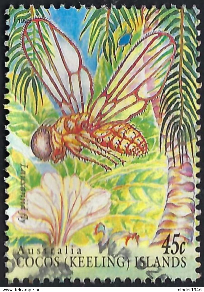 COCOS (KEELING) ISLANDS 1995 QEII 45c Multicoloured, Insects-Lauxanid Fly SG329 FU - Cocos (Keeling) Islands