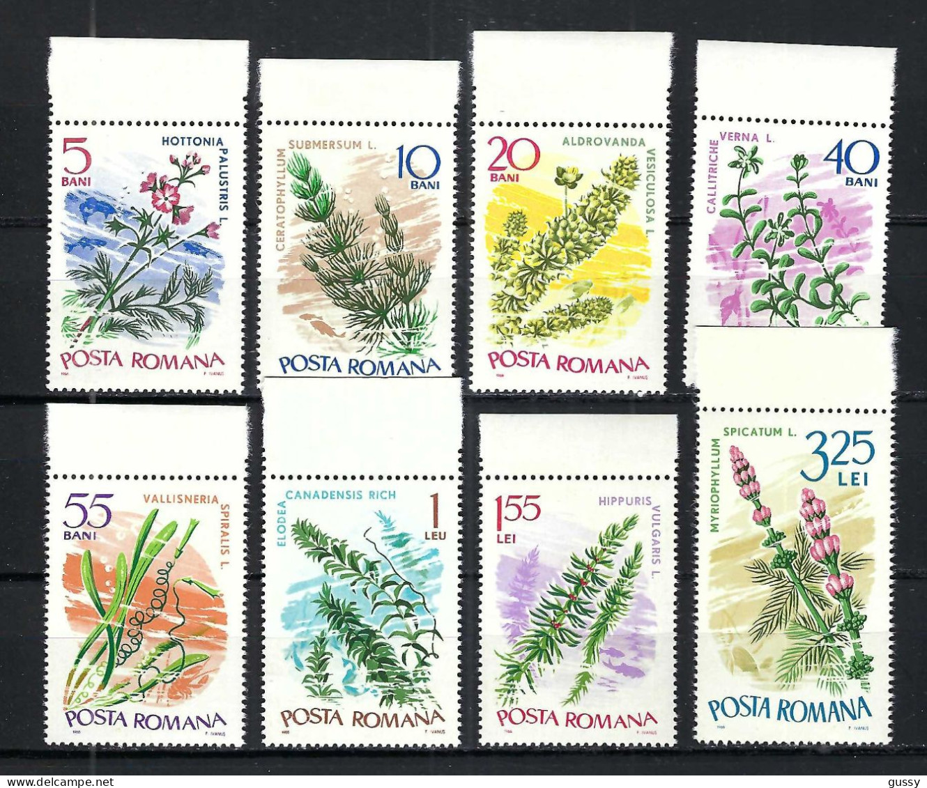 ROUMANIE Ca.1967: Lot De Neufs** "PLANTES MEDICINALES" - Plantas Medicinales