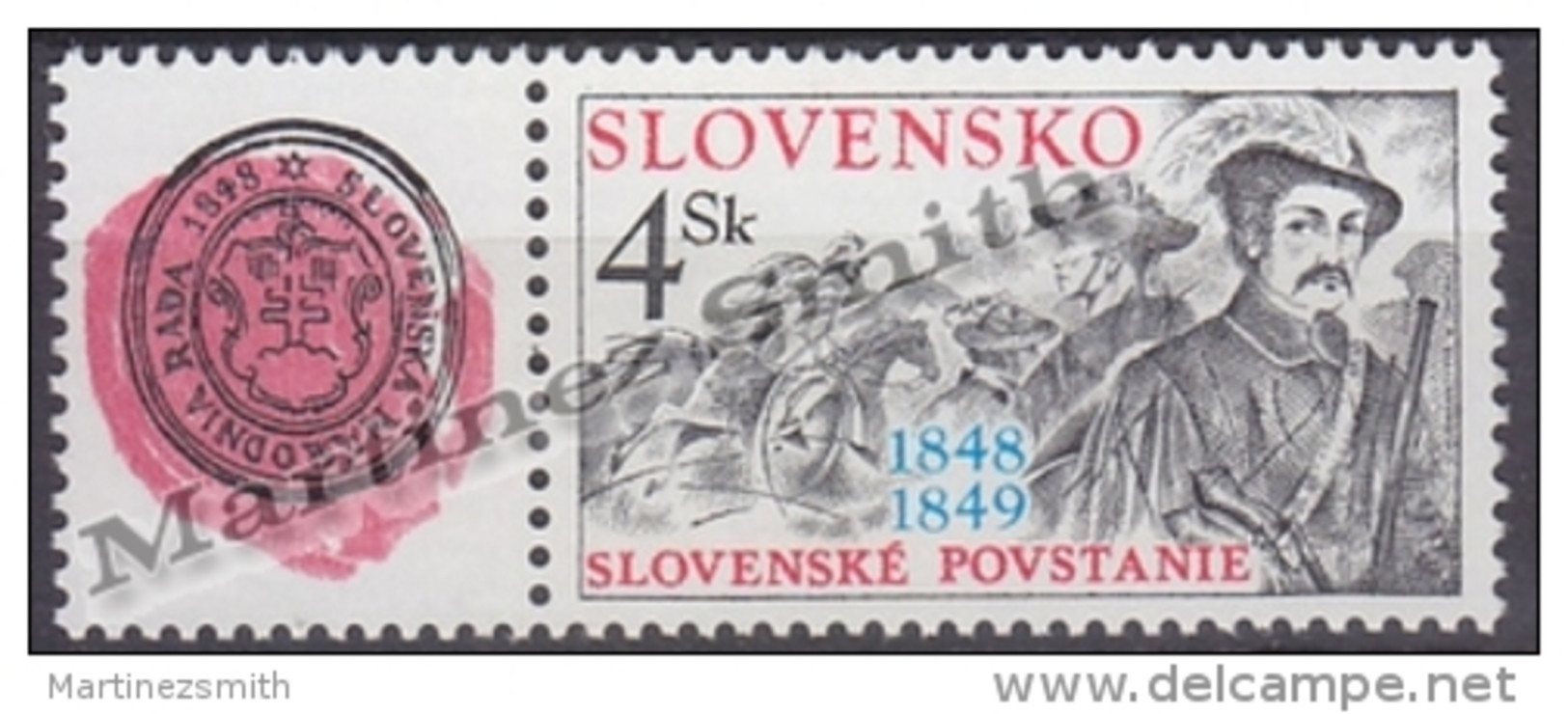 Slovakia - Slovaquie 1998 Yvert 270  150th Ann. Slovak Insurrection - MNH - Nuevos