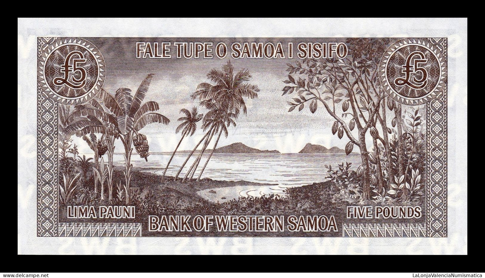 Samoa Bundle Taco 100 Banknotes 5 Pounds 1963 (2020) Pick 15Cs Sc Unc - Samoa