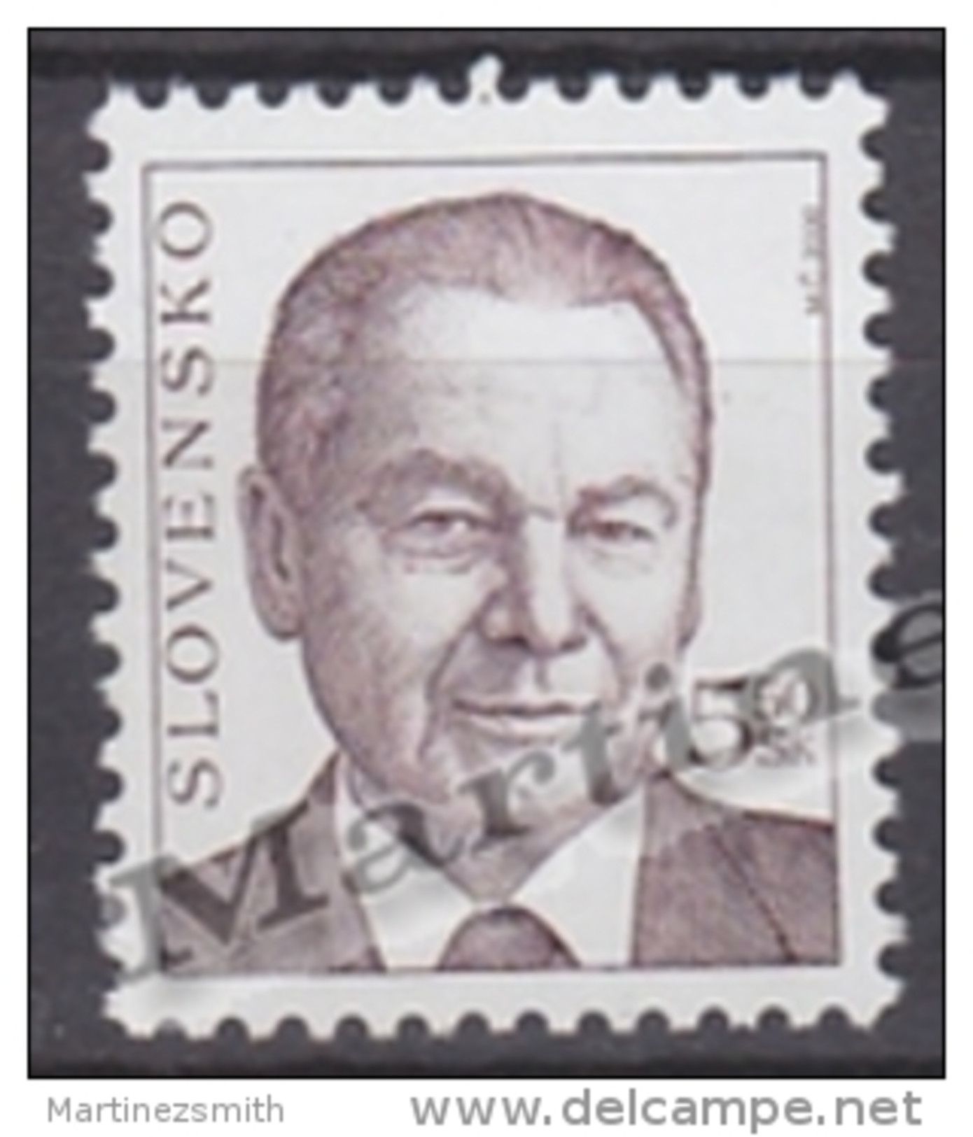 Slovakia - Slovaquie 2000 Yvert 324 Definitive, President Rudolf Schuster - MNH - Nuovi