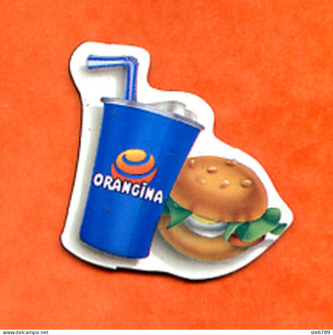 Magnet  ORANGINA  2 Boisson Orange - Magnetos