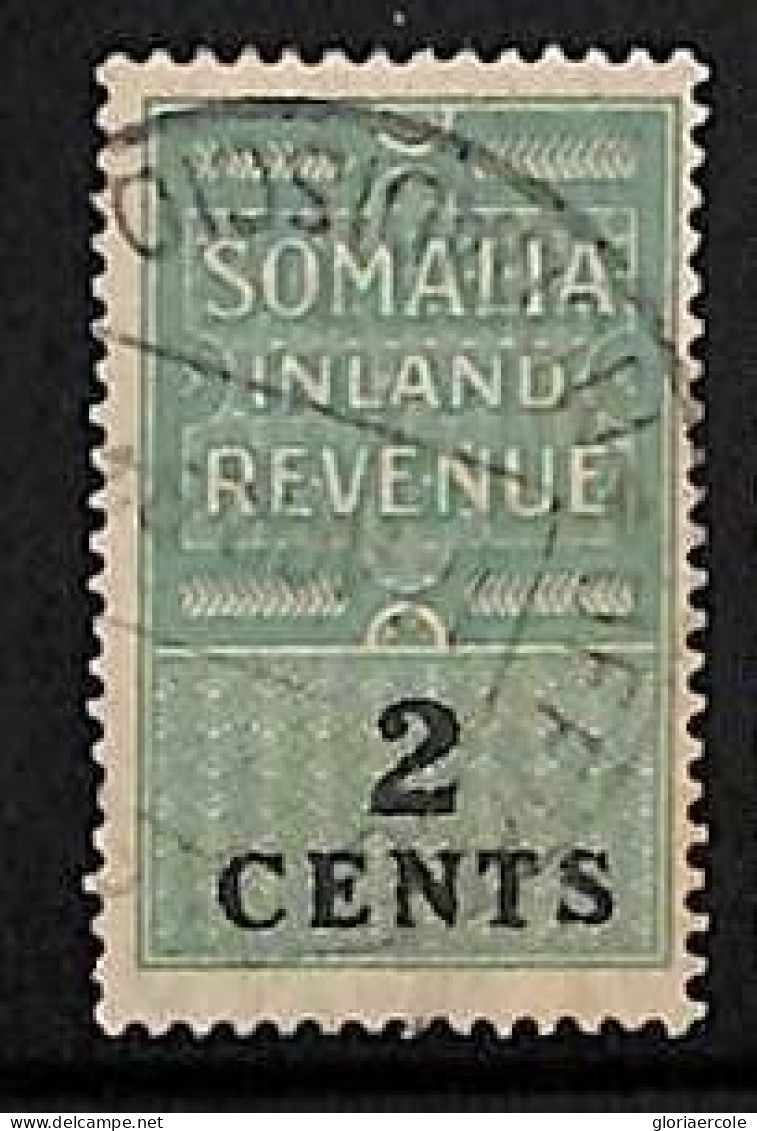 ZA0181b1 - Italian Colonies SOMALIA - STAMPS - FISCAL STAMPS Revenue - USED - Somalie