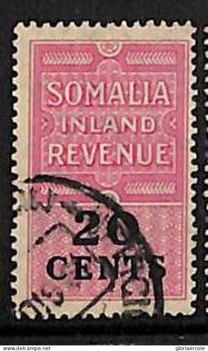 ZA0181b2 - Italian Colonies SOMALIA - STAMPS - FISCAL STAMPS Revenue - USED - Somalia