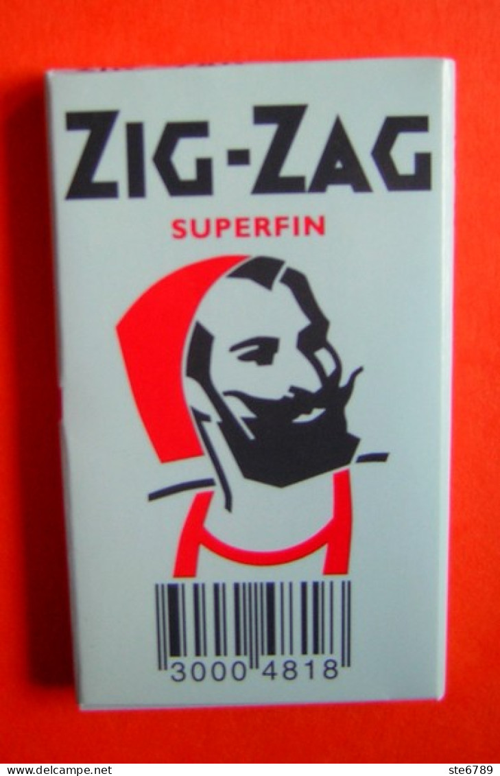 Bloc Papier à Cigarettes Marque ZIG ZAG LE ZOUAVE Bleu Gomme Superfin - Autres & Non Classés