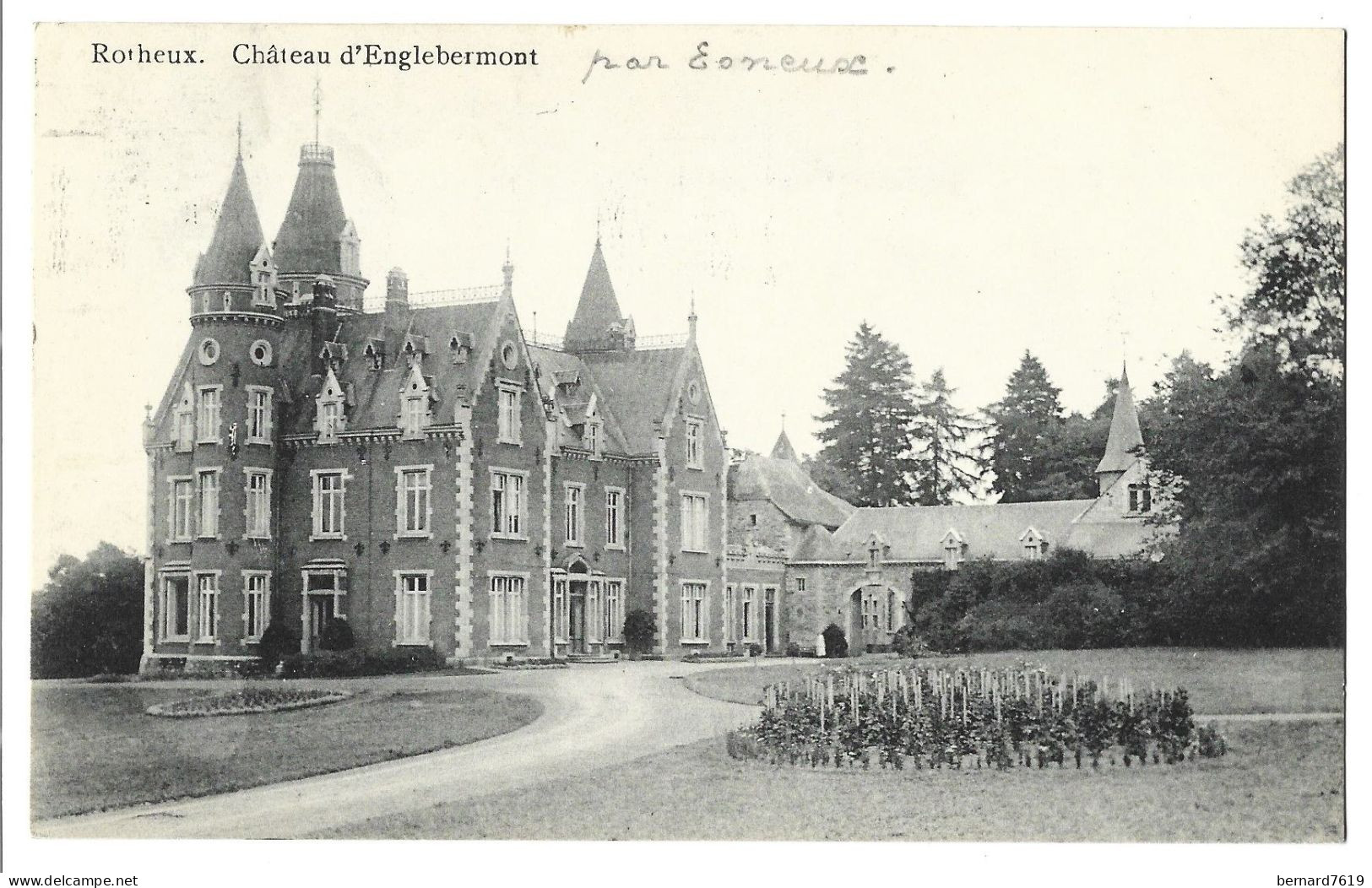 Belgique  -  Rotheux - Chateau  D'englebermont   - Ecris  Madame  De Laminne  De Corswarem - Neupré