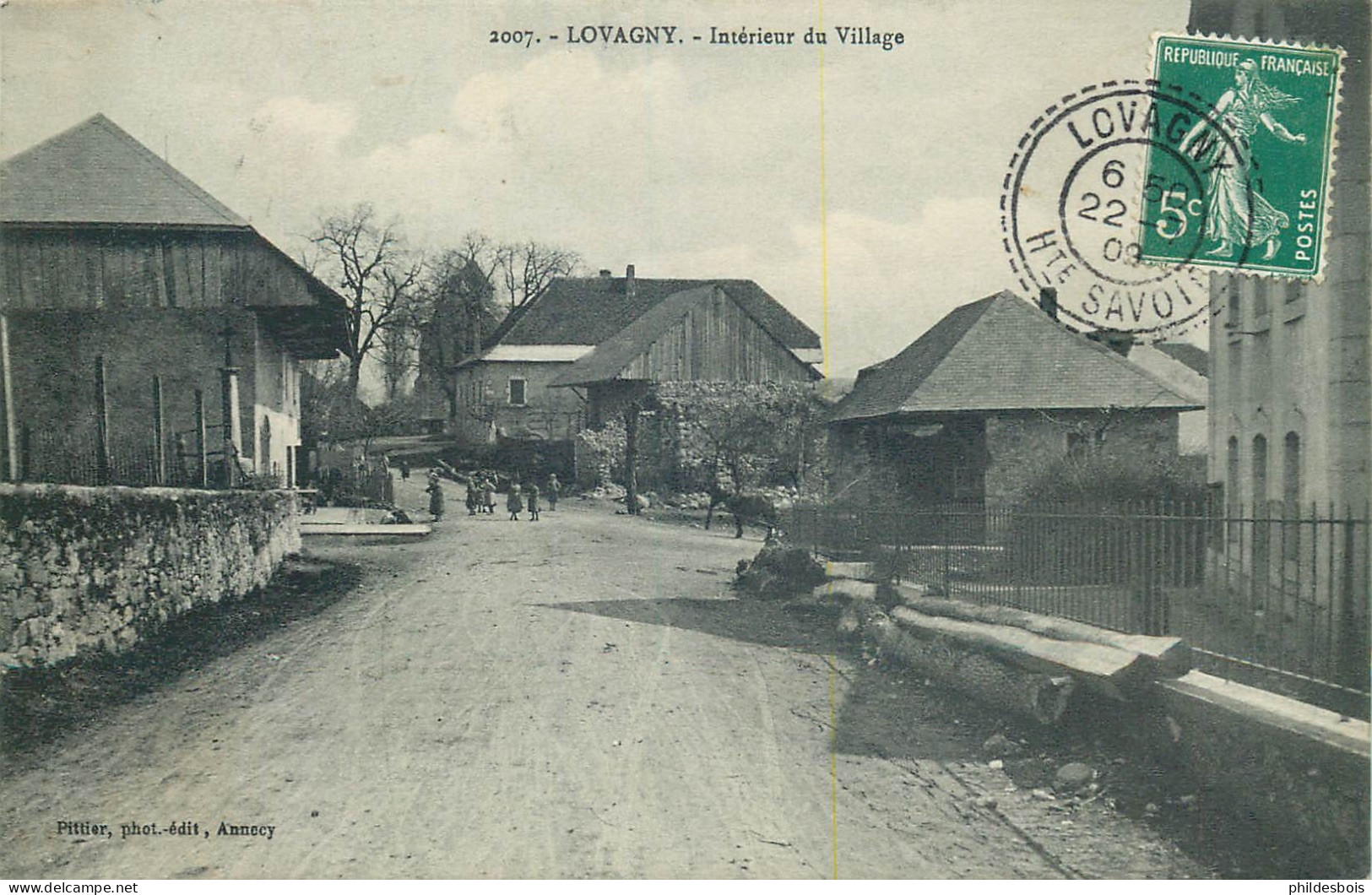HAUTE SAVOIE  LOVAGNY  Interieur Du Village - Lovagny