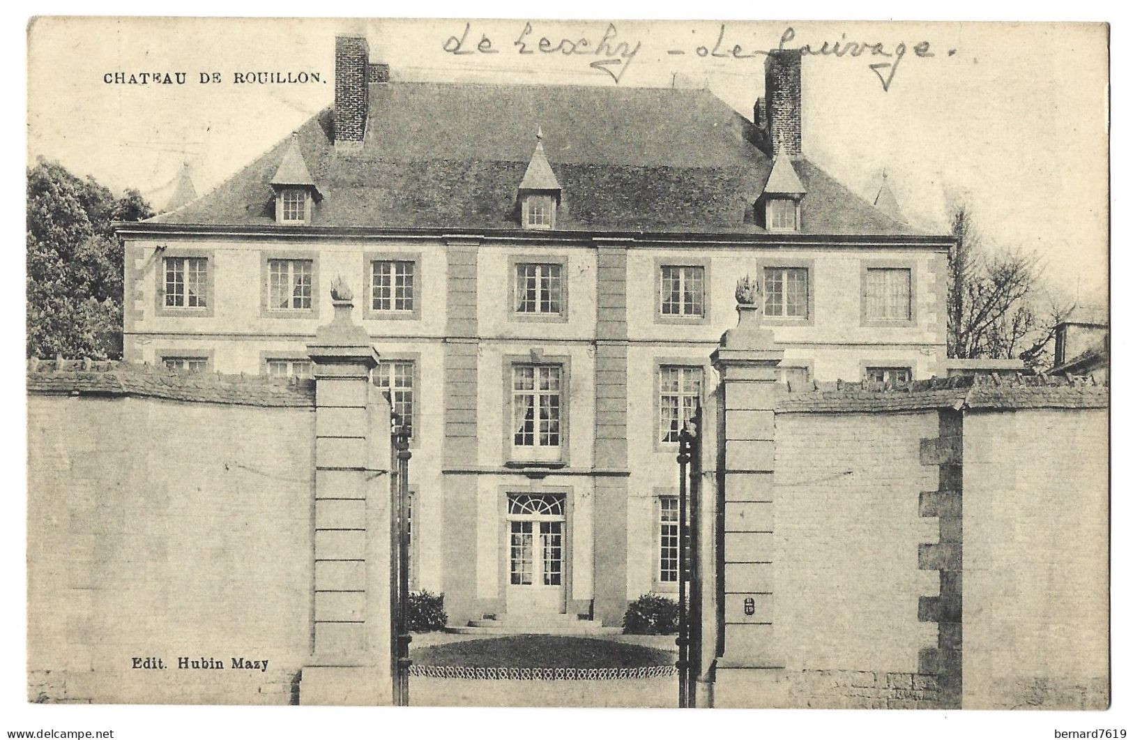 Belgique  -  Rouillon   -  Chateau De Rouillon -de Hexky De Sauvage - Neupré