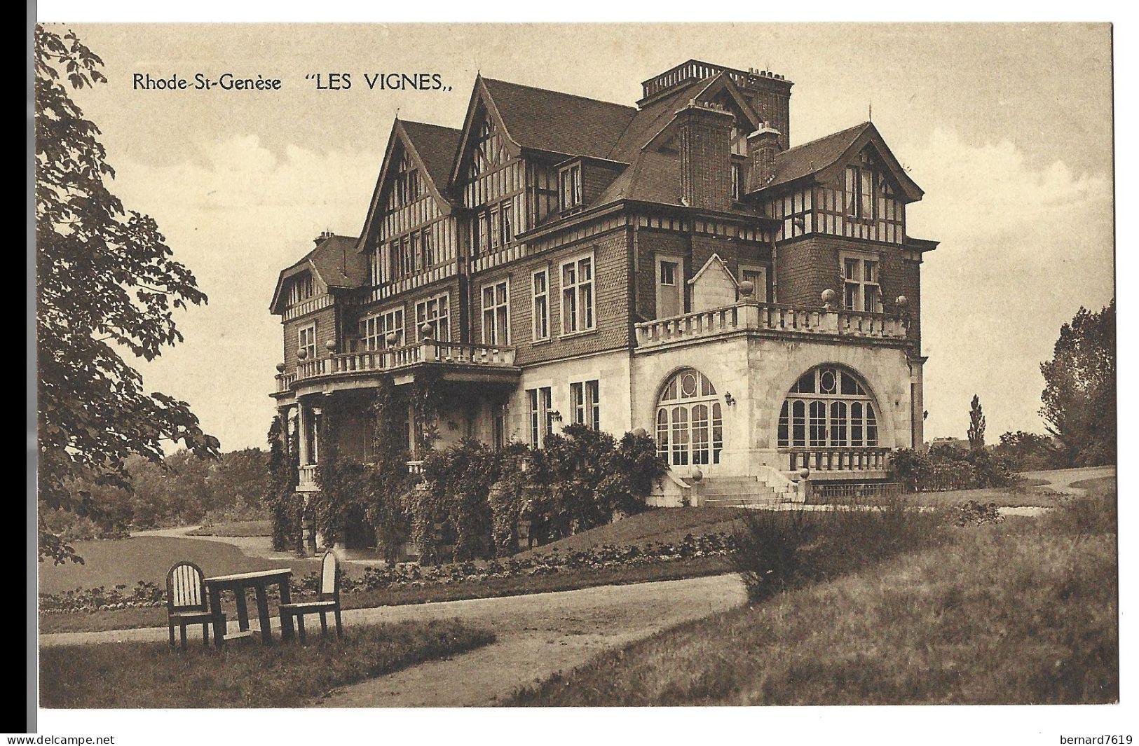 Belgique  -  Rhode  Saint Genese -  Les Vignes - M Etienne Rolin Et Mme Nee Kenckx - St-Genesius-Rode