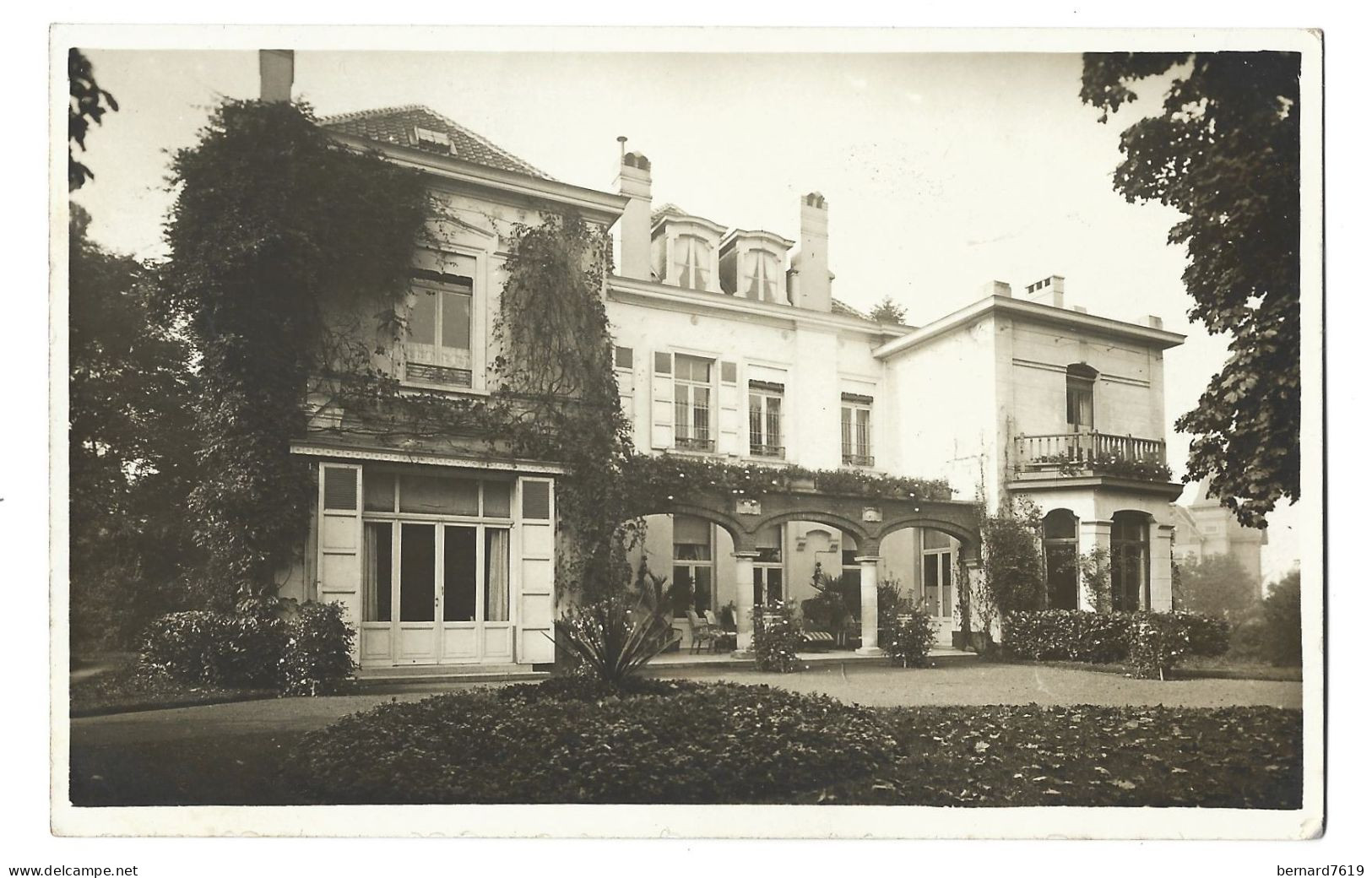 Belgique  -  Rhode  Saint Genese -  L'ermitage - Carte Photo - Chevalier  Hyndenick  De Zheulegoet Et Mme Nee Vicomtesse - Rhode-St-Genèse - St-Genesius-Rode