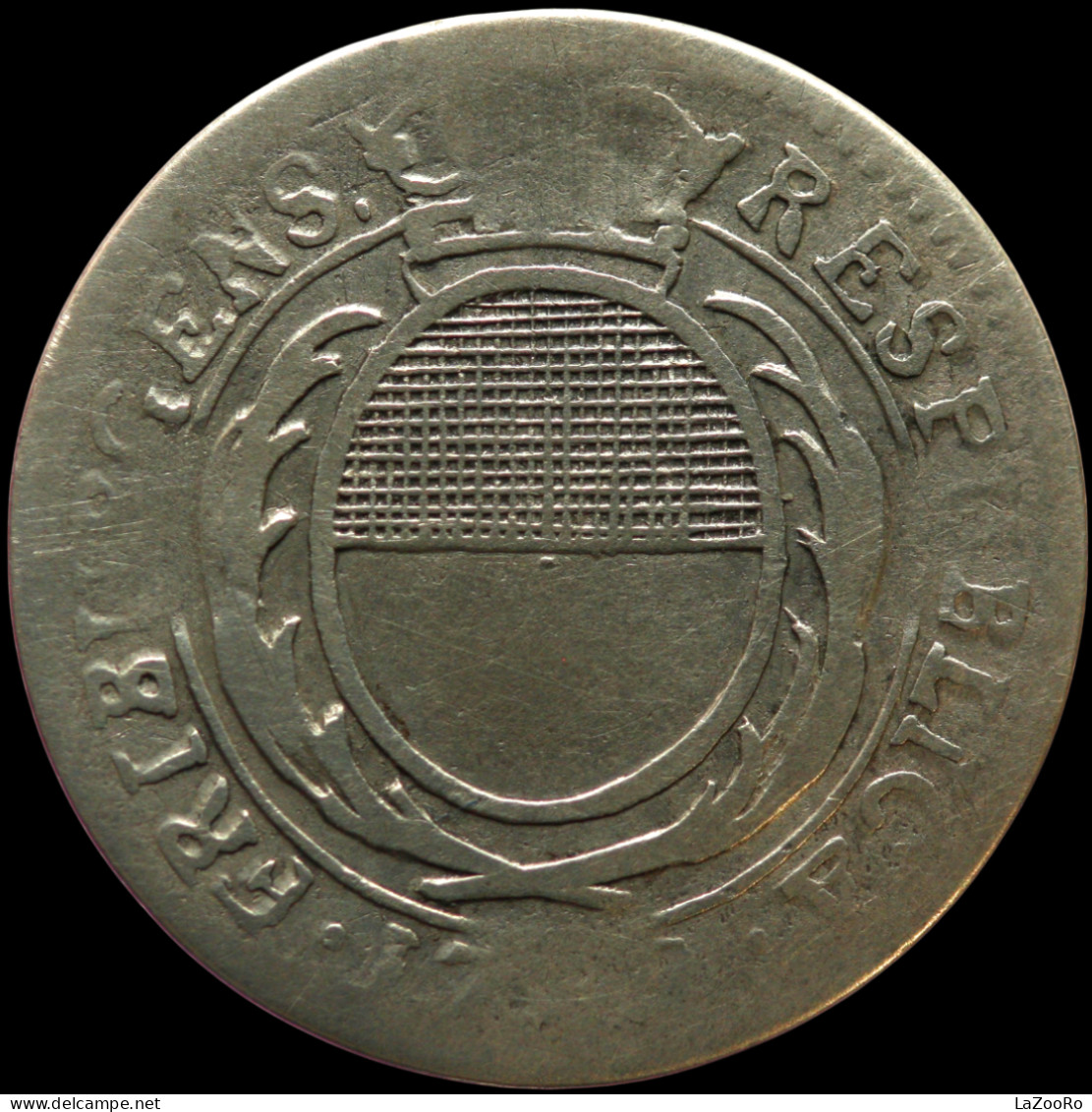 LaZooRo: Switzerland FREIBURG 7 Kreuzer 1788 F / VF  - Silver - Freiburg