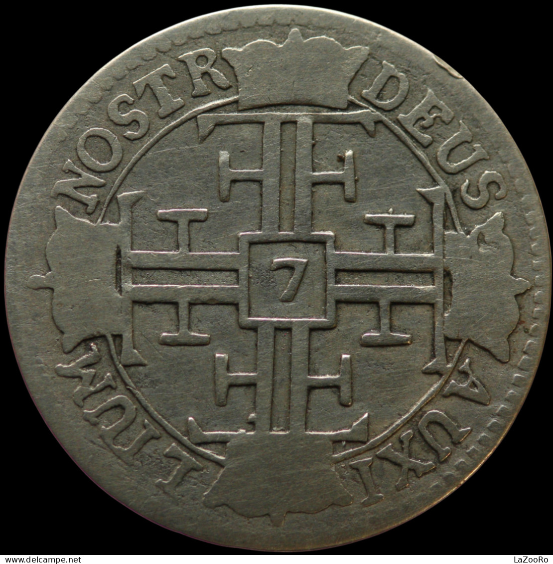 LaZooRo: Switzerland FREIBURG 7 Kreuzer 1788 F / VF  - Silver - Friburgo