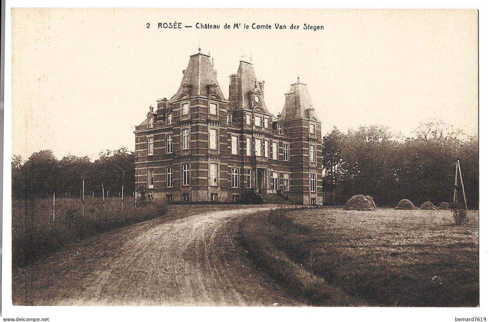 Belgique  -  Rosee -  Chateau De M  Le Comte Van Der  Stegen - Florennes