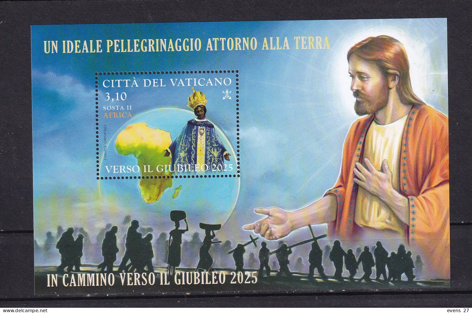 VATICAN-2023-AFRICAN JUBILEE SHEET-MNH. - Unused Stamps