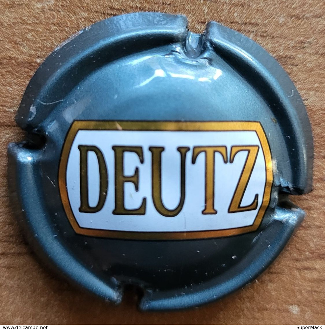 Capsule Champagne DEUTZ Gris Bleu Foncé Encadré N° 23c Jéroboam - Deutz