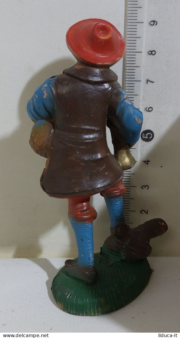 I116979 Pastorello Presepe - Statuina In Plastica - Suonatore - 9 Cm - Kerstkribben