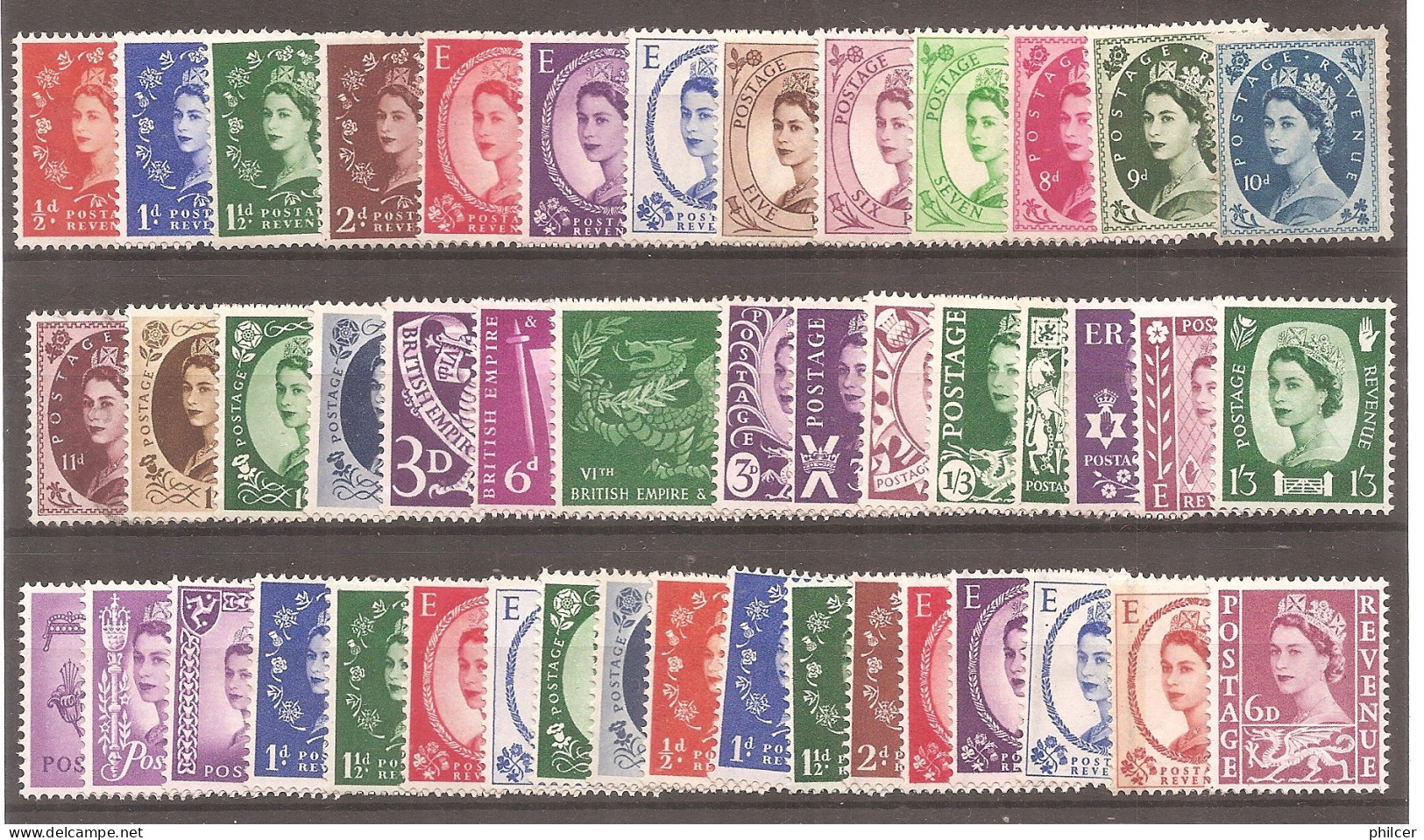 Great Britain, 1952, # 515, MNG And MH - Ongebruikt