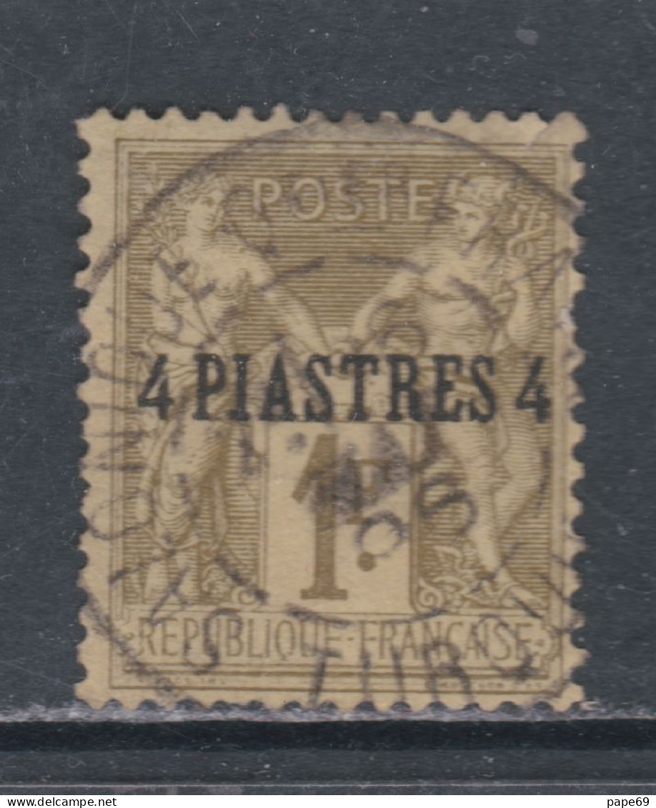 Levant N° 3  O  4 Pi Sur 1 F. Olive, Assez Belle Oblitération, TB - Unused Stamps