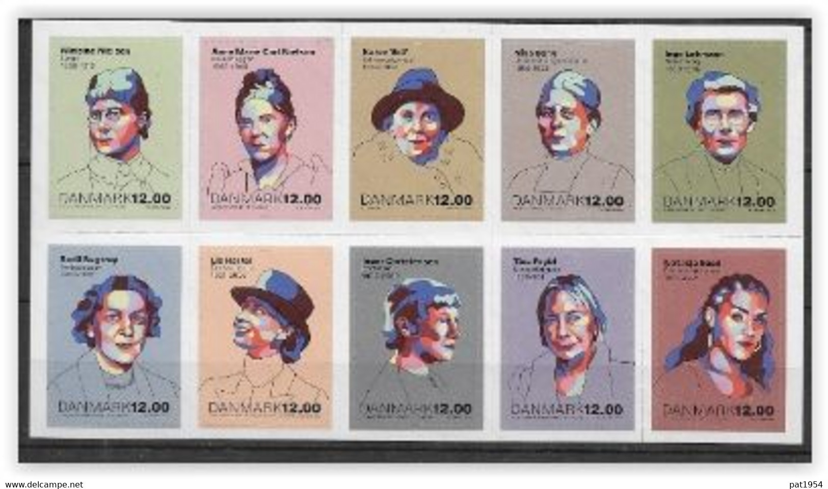 Danemark 2022 Série Neuve Femmes Remarquables - Unused Stamps